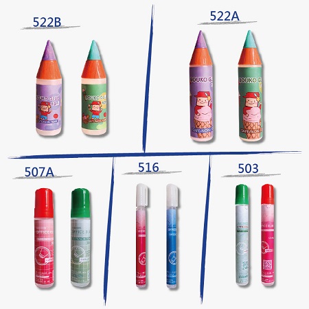 Penna colla liquida - 516, 503, 507A, 522A, 522B