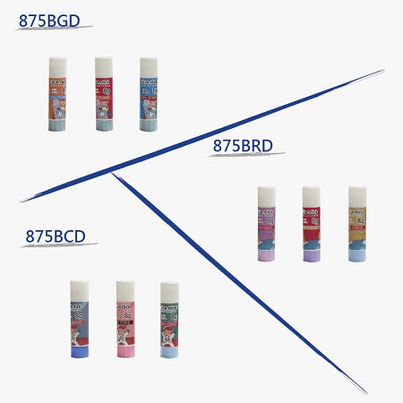Renkli Tutkal Çubuğu - 875BGD, 875BRD, 875BCD
