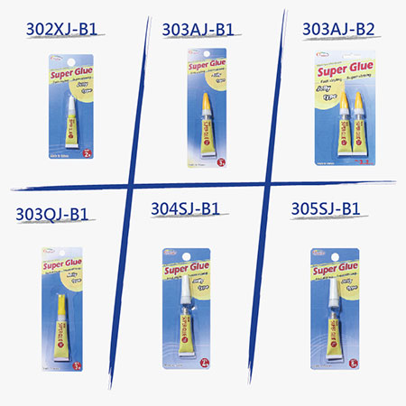 Süper Yapıştırıcı-Normal L Ayaklı Tip - 302XT-B1,303AJ-B1,303AJ-B2,3003JFT-B1,304ST-B1.305SJ-B1